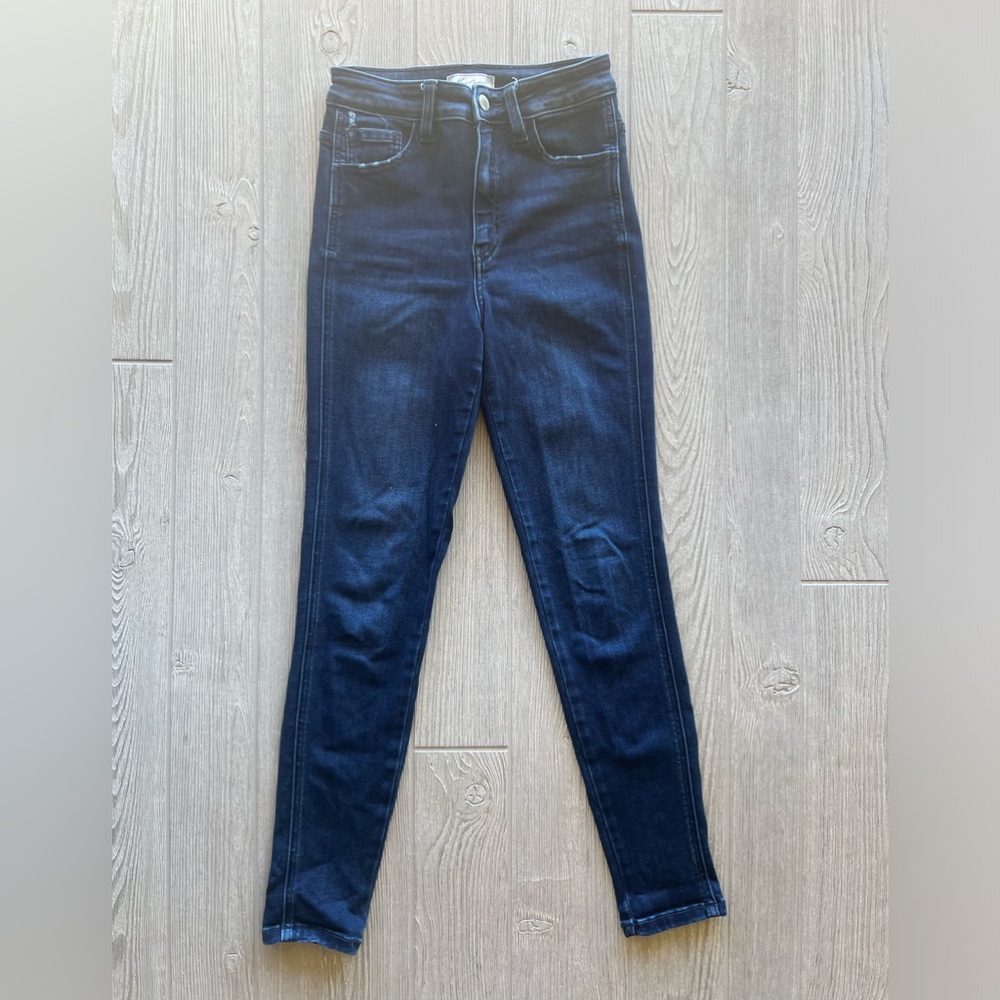 Kancan Signature Ultra High Rise Ankle Skinny Dark Wash Jegging Size 25